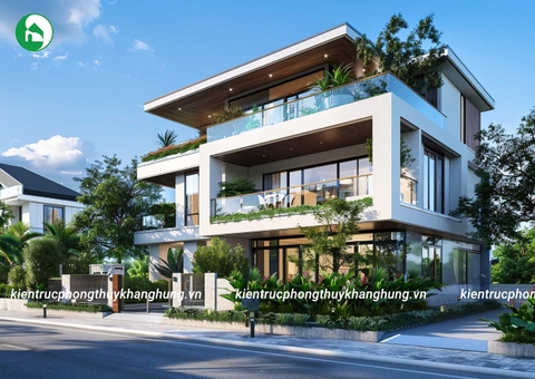 BIỆT THỰ HIỆN ĐẠI 3 TẦNG