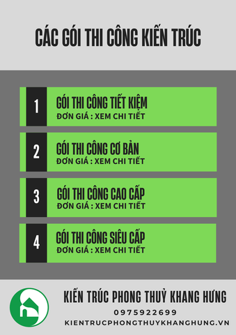 GÓI THI CÔNG KIẾN TRÚC