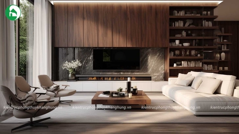 Ý tưởng phòng khách hiện đại