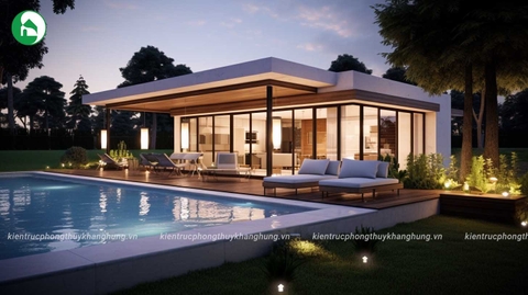 Ý tưởng villa 1 tầng