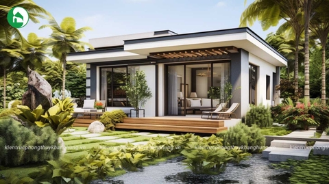 Nhà vườn hiện đại dưới 1 tỷ
