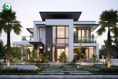 Nhà vườn hiện đại phong cách villa