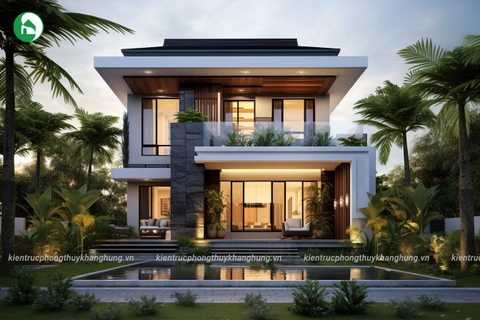 Nhà vườn 2 tầng độc đáo