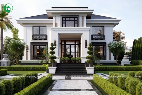 Nhà vườn hiện đại mặt tiền 14m