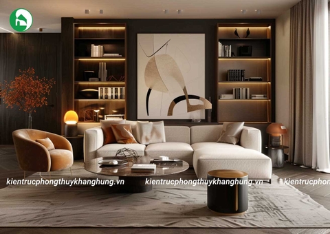 Phòng Khách Hiện Đại Sang Trọng
