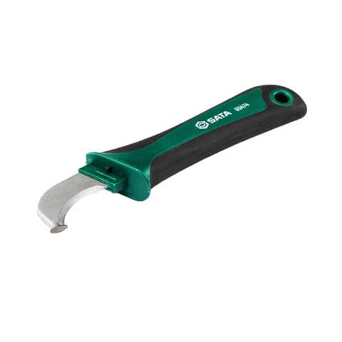 Dao tuốt dây điện lưỡi cong 70mm SATA 93473