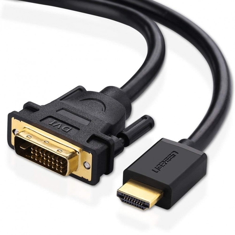 Cáp chuyển đổi HDMI to DVI 24+1 dài 2m HD106 Ugreen 10135