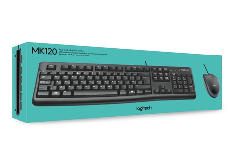 Bộ bàn phím chuột Logitech Mk120