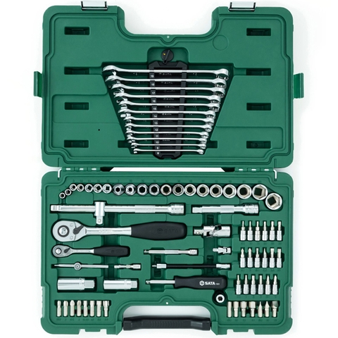 Bộ dụng cụ sửa chữa cơ khí ô tô 80 chi tiết SATA 09518