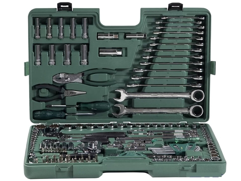 Bộ dụng cụ sửa chữa cơ khí 160 chi tiết SATA 09941