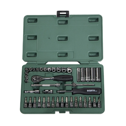 Bộ đầu tuýp 1/4inch 42 chi tiết SATA 09943