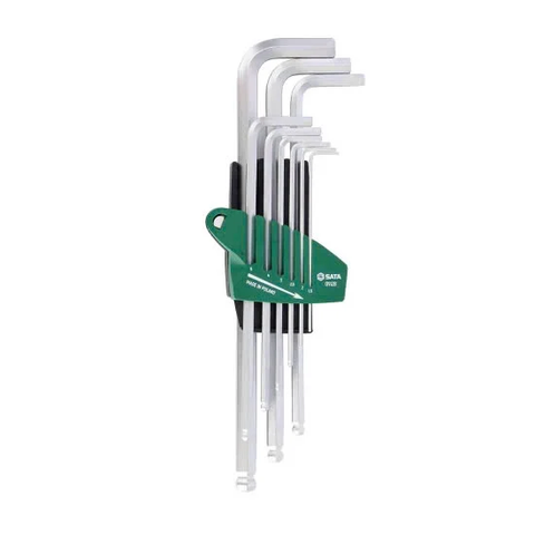 Bộ lục giác bi loại dài 9 chi tiết SATA 09128