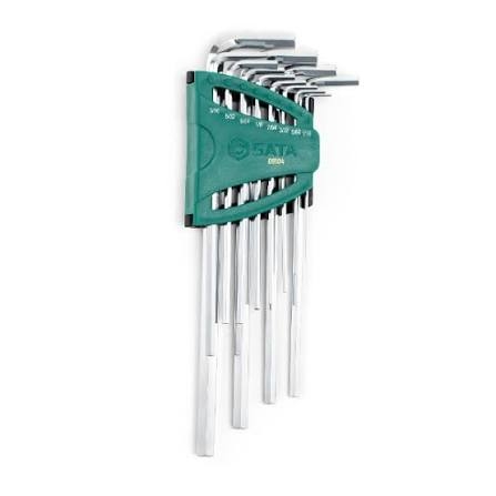 Bộ lục giác loại dài hệ inch 12 chi tiết SATA 09104