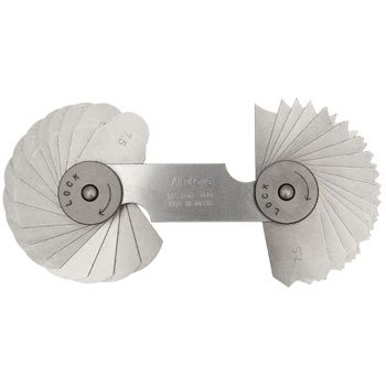 Bộ dưỡng đo bán kính Mitutoyo 186-106 ( 7.5-15mm ) 32 lá