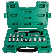 Bộ đầu tuýp SATA 1/2inch  15 chi tiết 09525