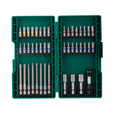 Bộ phụ kiện mũi vít 44 chi tiết SATA 09337