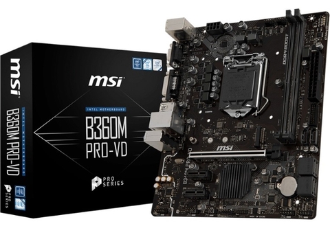 Mainboard MSI H310M PRO-VDH PLUS (Intel H310, Socket 1151, m-ATX, 2 khe RAM DDR4)
