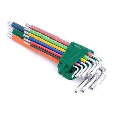 Cây lục giác bi dài 1.5mm bọc nhựa màu SATA 80104CH