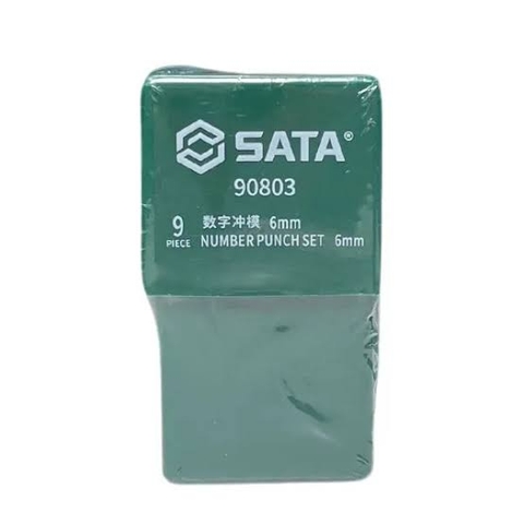 Bộ đục số lấy dấu số 9 món 6mm SATA 90803
