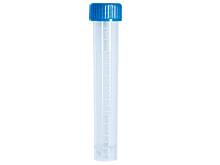 10ml Tube and Screw Cap, Blue, Polypropylene, Sterile, 100/Bag