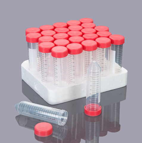 Ống ly tâm 15ml-50ml (Centrifuge tube), tiệt trùng, giá đỡ xốp, hãng Labselect