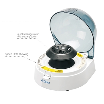 Máy ly tâm Mini (Mini Centrifuge with rotor), hãng FCOMBIO