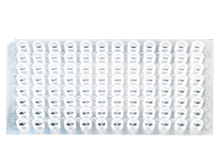 96 Well 0.2ml PCR Plate, Chimney-Top 10/Bag, Sterile