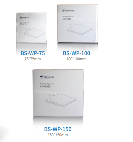 Giấy cân đựng mẫu (Weighing paper), hộp 100 tờ, hãng Biosharp