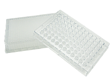 96-Well 200ul V-Shaped Deep-Well Plates with Lid, Sterile, 10 Plates/Bag