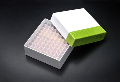 81-Well Cryo Box, Cardboard, 9x9 (81holes), 40/case