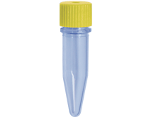 1.5ml Conical Tube With Screw Cap, Sterile, Yellow, 500/Bag CAT.#: TC126-SY