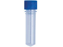 2ml Skirted Tube With Screw Cap, Sterile, Blue, 500/Bag