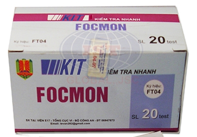 KIT  kiểm tra nhanh Focmon, FT04, Bộ Công An