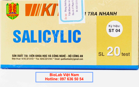 KIT kiểm tra nhanh Salicylic (ST04), Bộ Công An