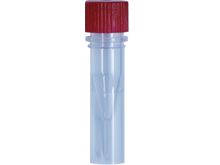 2ml Skirted Tube With Screw Cap, Sterile, Red, 500/Bag