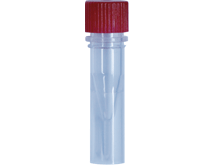 1.5ml Skirted Tube With Screw Cap, Sterile, Red, 500/Bag