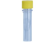 2ml Skirted Tube With Screw Cap, Sterile, Yellow, 500/Bag