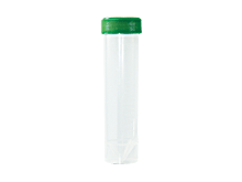 50ml Skirted Centrifuge Tube, Green Cap, Sterile, 25/Bag