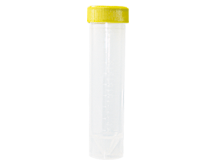 50ml Skirted Centrifuge Tube, Yellow Cap, Sterile, 25/Bag