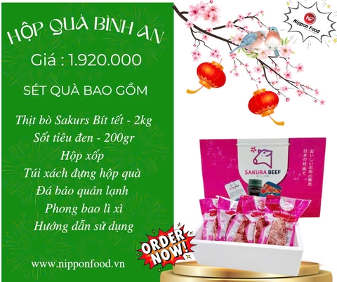 🎁 SÉT QUÀ BÌNH AN ( BEST SELLER)– NIPPON FOOD