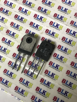 IC MOSFET  kênh N K851 851 30A 200V TO-3P chính hãng TOSHIBA