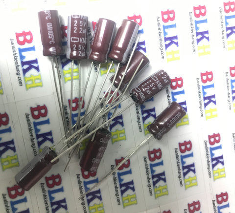 20xTụ hóa Nhật Bản 25V 22uF 5x11 chính hãng