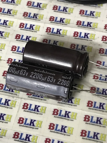 Tụ hóa Nhật BẢN 63V 2200uF 18x40 chính hãng NICHICON