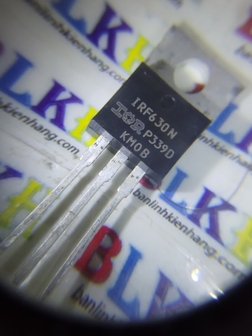 IC Mosfet kênh N IRF630N IRF630NPBF 200V 9.3A TO-220 chính hãng IR