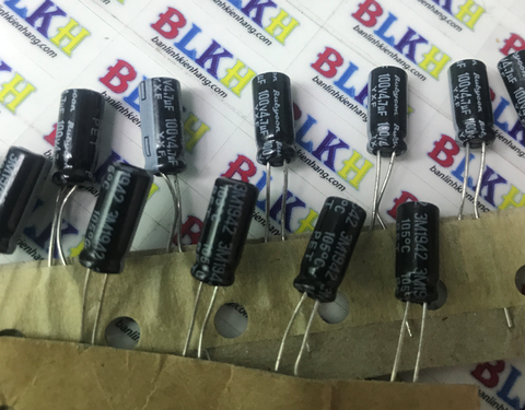 20 Tụ hóa Nhật Bản 100V 4.7uF 5x11 chính hãng Rubycon