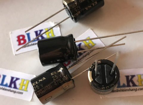 2 Tụ âm thanh 25V 470uF ELNA 10x12.5mm chính hãng