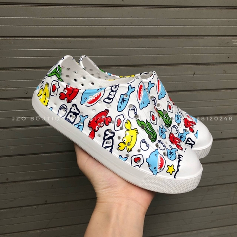 Giày nhựa trẻ em WNC - Mẫu BABY SHARK