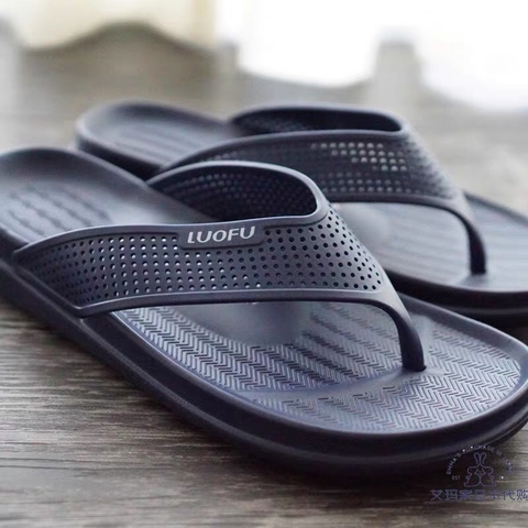 Dép kẹp tông xỏ ngón nam nhựa đúc LUOFU 6175