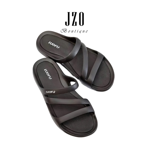 Dép lê nữ  3 quai chéo LUOFU 2325