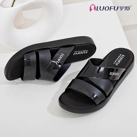 Dép lê nữ 3 quai chéo ngang LUOFU 7185